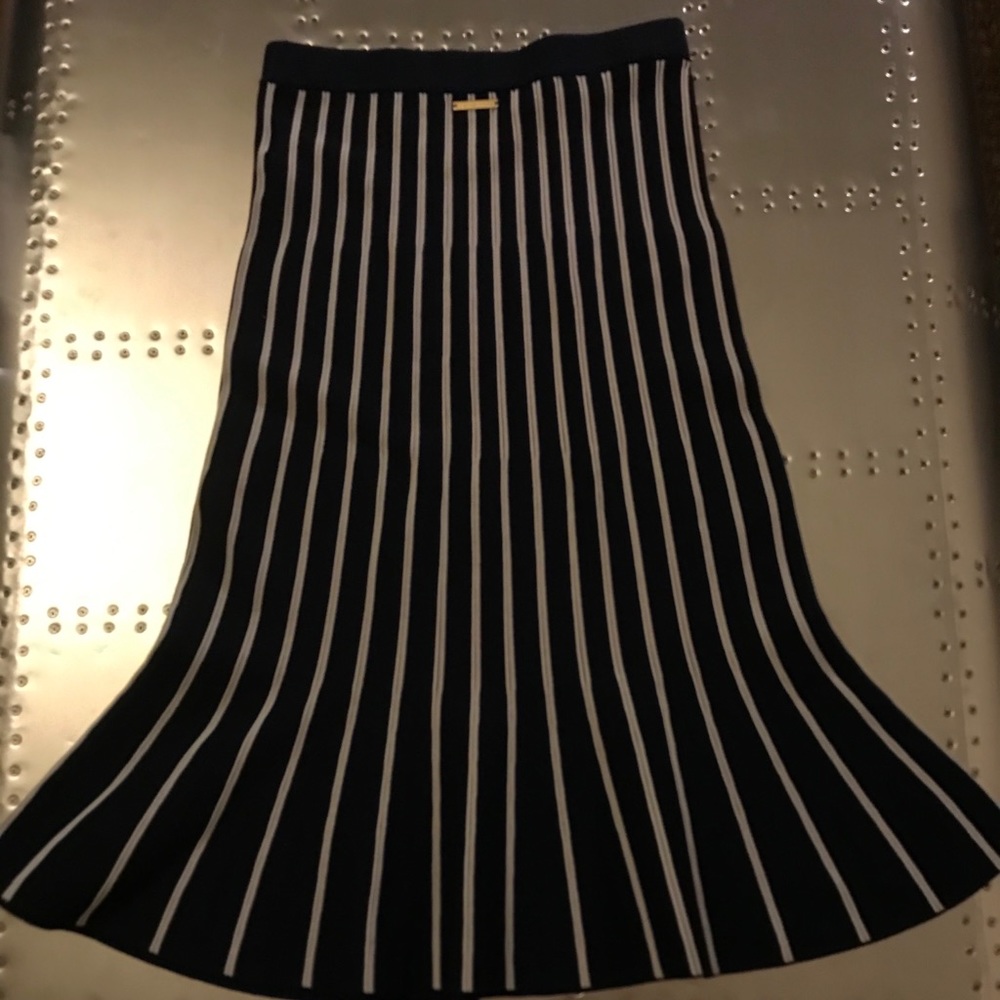 Michael Kors flare hem midi skirt